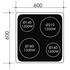 Artusi 60cm Induction Freestanding Oven Stainless Steel AFI607X image NaN