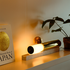 DCW Editions ISP Table Lamp on White Carrare Marble Base ISPTABLEBRWHMA image NaN
