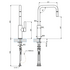 Armando Vicario Luz Pull Out Kitchen Mixer Tap Chrome LUZ-LF image NaN