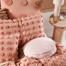 Linen House Haze Rosette Super King Bed Quit Cover Set 01705I378 hero image