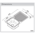 Abey EN100L Entry Single Bowl Right Hand Drainer Sink image NaN