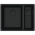 Franke Maris 340/150mm 1 and 1/2 Bowl Right Flushmount Sink Matte Black MRG260SBRMB-B image NaN