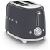 Smeg 50s Retro Style 2 Slice Toaster Slate Grey TSF01GRAU image NaN