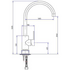 Smeg Kitchen Mixer Tap ST100SC image NaN