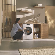 Miele W1 Series 8kg Front Load Washing Machine with QuickPowerWash WWB360WCS hero image