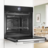 Bosch 60cm Series 8 Black Pyrolytic Built-in Oven HBG776KB1A image NaN