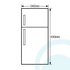 230L Westinghouse Fridge WTB2300WC image NaN