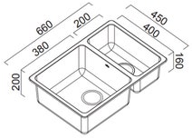Abey LG180T5 Lago 1 and 1/3 Bowl Sink Pack hero image