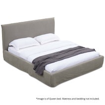 Kalona KAUAI King Bed Base & Bedhead Coal WS-703K-COAL-01 hero image
