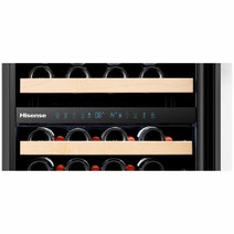 Hisense 46 Bottle Dual Zone Wine Fridge HRWC46 hero image