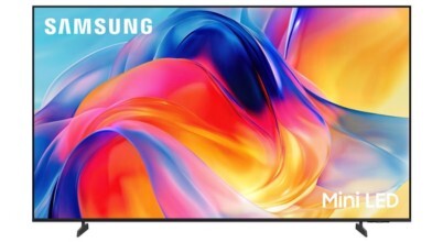 The Samsung M70 Mini LED 4K TV sold in Australia by Appliances Online with free delivery and free connection