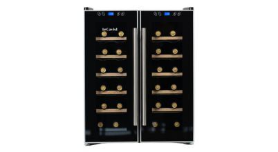 LeCavist 24 Bottle Dual Zone Wine Fridge