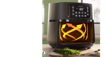 An air fryer is essentially a very small convection oven