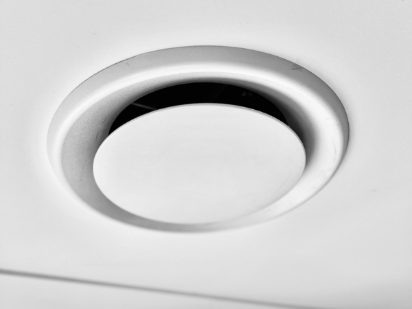 A vent for ducted air conditioning.