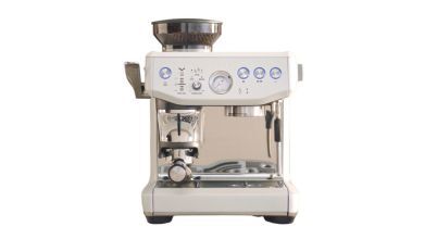 Breville Barista Express Impress Coffee Machine Sea Salt