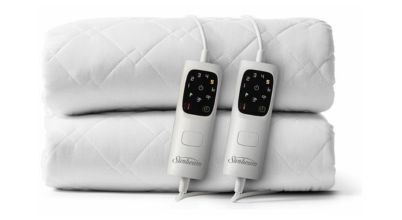 A Sunbeam Sleep Perfect Quilted Anti-bacterial Electric Blanket
