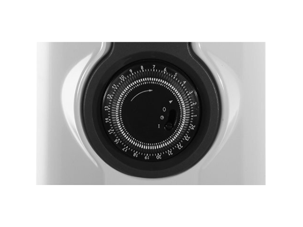 Using a timer on a heater can prevent accidental waste of energy.