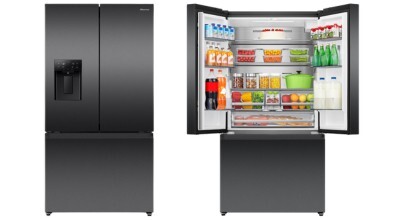 The Hisense 634L French Door Fridge HRFD634BW sold in Australia by Appliances Online, with free delivery options.