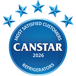Canstar Most Satisfied Customers Fridges 2026