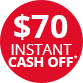 Onix June26 cash off 70