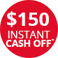 Zinus OCT26 Cash off 150