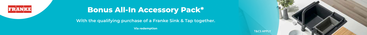 Bonus All-In Accessory Pack with Franke Sink and Tap Bundles