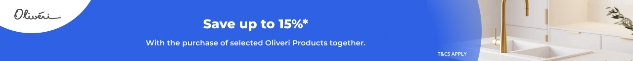 Buy 1, Save 10% | Buy 2+, Save 15% on qualifying Oliveri products