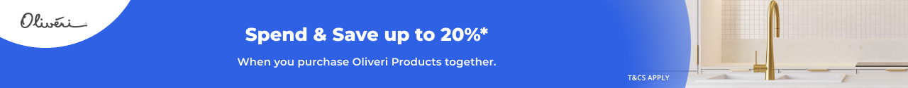 Spend & Save up to 20% on qualifying Oliveri products
