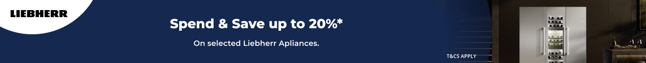 Spend & Save up to 20% on selected Liebherr & Monolith Appliances
